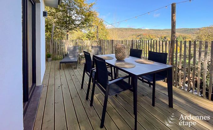 Single-story holiday home in Vresse-sur-Semois: terrace with view, ideal for a couple with children