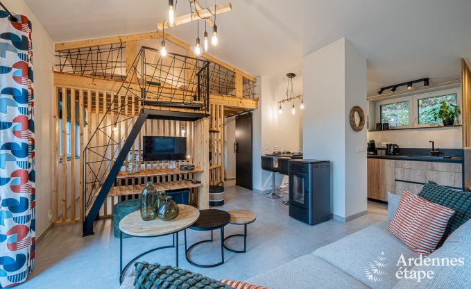 Single-story holiday home in Vresse-sur-Semois: terrace with view, ideal for a couple with children