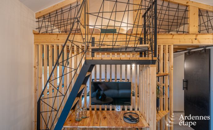 Single-story holiday home in Vresse-sur-Semois: terrace with view, ideal for a couple with children