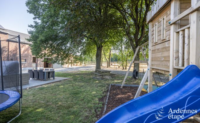 Comfortable holiday home in Welkenraedt for 6 people with jacuzzi, playground equipment and private garden