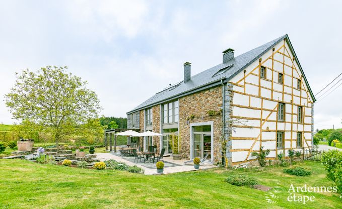 Large house full of charm for eight people in Wellin, Ardennes
