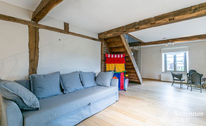 Large house full of charm for eight people in Wellin, Ardennes