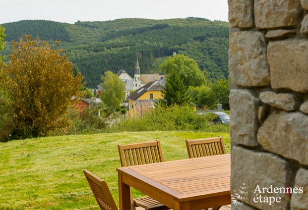 Luxury Ardennian holiday cottage for 13 p. to rent in Wiltz (LUX)