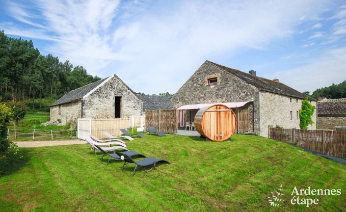 Small farmhouse full of character, for 8 p. in the Ardennes (Yvoir)