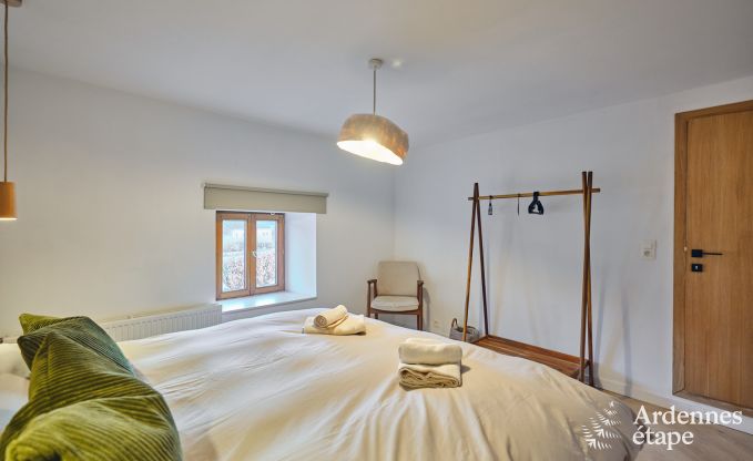 Charming village house for 10 people in Yvoir: hot tub, fireplace, large private garden