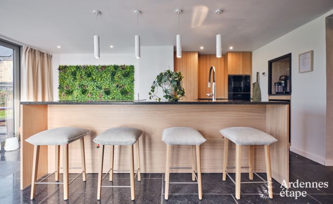 Charming village house for 10 people in Yvoir: hot tub, fireplace, large private garden